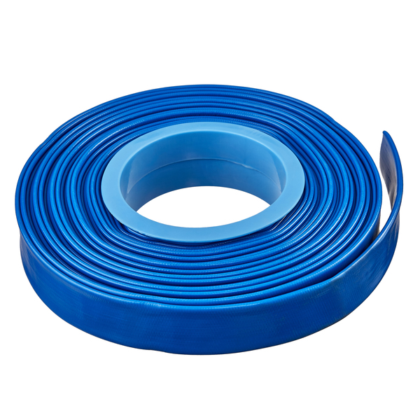 Hydromaxx 8"x50Ft Heavy Duty Blue Lay Flat Discharge and Backwash Hose BLF800050